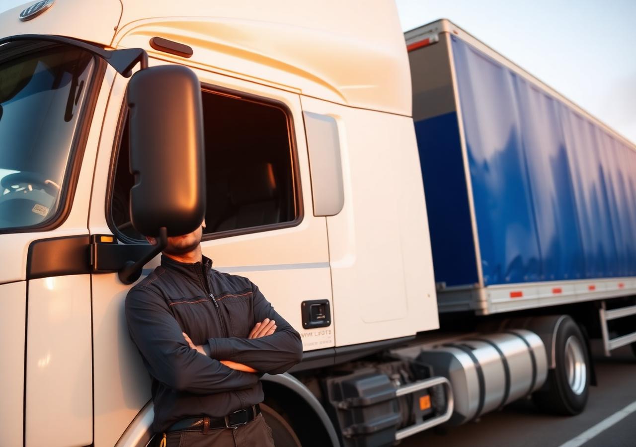 Indian truck driver